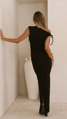 Lealah Maxi Dress - Black