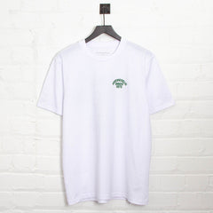 1972 Psychedelic Disco Back Print - Tshirt - White Green