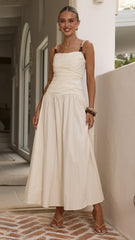 Raziela Maxi Dress - Cream
