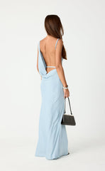 Adley Maxi Dress (Pale Blue)