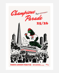ART OF AFC Champions Parade Framed Print | Football Wall Art