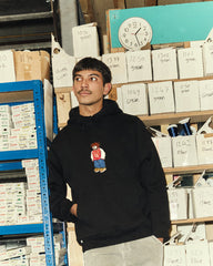 ART OF AFC Pickles Hoodie | Black Embroidered Football Sweat