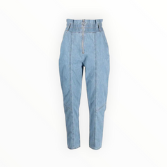 Ba&sh Lony High-Waisted Pants - Blue - Size 0