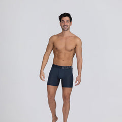 Boxer Brief Fly - Dark Navy - Bamboo Underwear - Model:Ivan