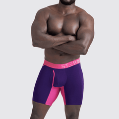 Boxer Brief Fly - Neon Strikes - Bamboo Underwear