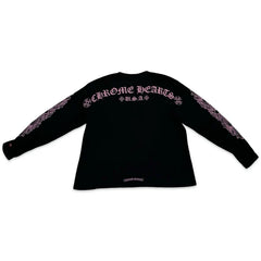 Chrome Hearts Pink Thermal Long Sleeve – shirt front view