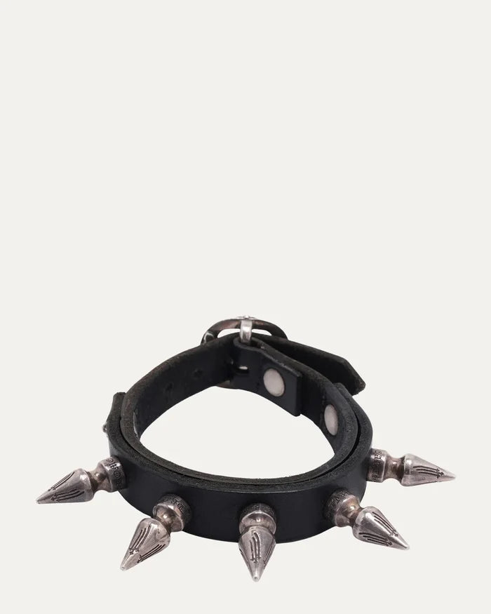 Authentic Chrome Hearts Chrome Hearts Spike Bracelet – front view
