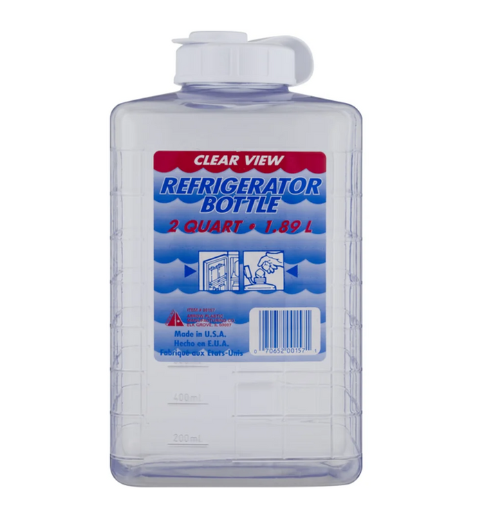 Clear View 2Qt Refrigerator Bottle