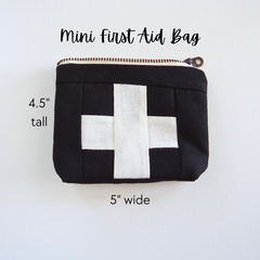 Compact First Aid Pouch – Handmade Medical Travel Kit