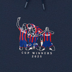 ART OF Crystal Palace Cup Winners Hoodie | Embroidered Football Sweat