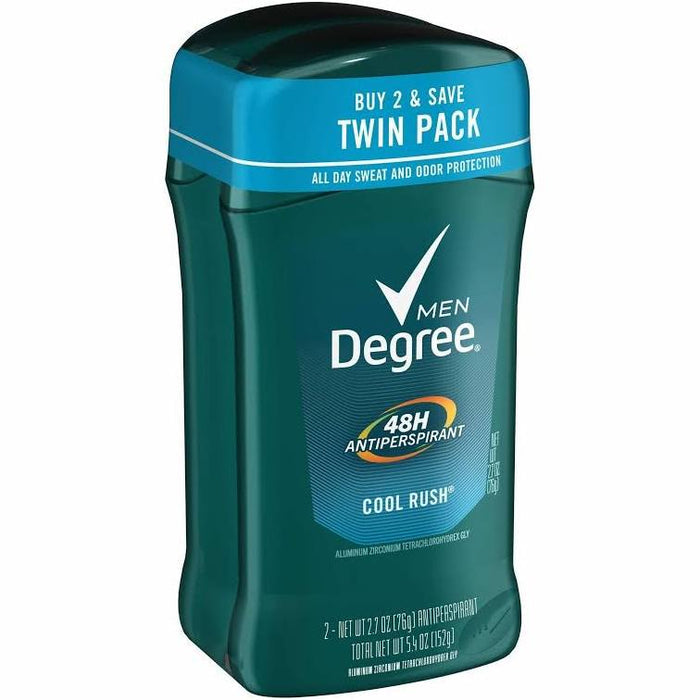 Degree Men Cool Rush Twin Pack Anti-Perspirant