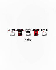 ART OF x Fulham Classics Tee | FFC White Graphic Football T-shirt