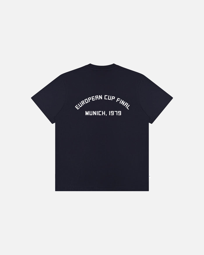 ART OF x Forest Munich 1979 Tee | Navy Graphic Football T-shirt