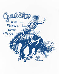 ART OF Gaucho Tee | Brazil White Graphic Football T-shirt