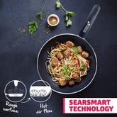 Kitchen Stories Searsmart 8" Non-Stick Fry Pan in Black - CC002618-001