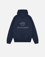 ART OF x Leicester Heritage Hoodie | LCFC Navy Printed Football Sweat