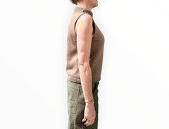 P.Johnson Cotton Vest - Khaki - Size 2