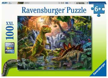 Prehistoric Oasis 100 Piece Puzzle