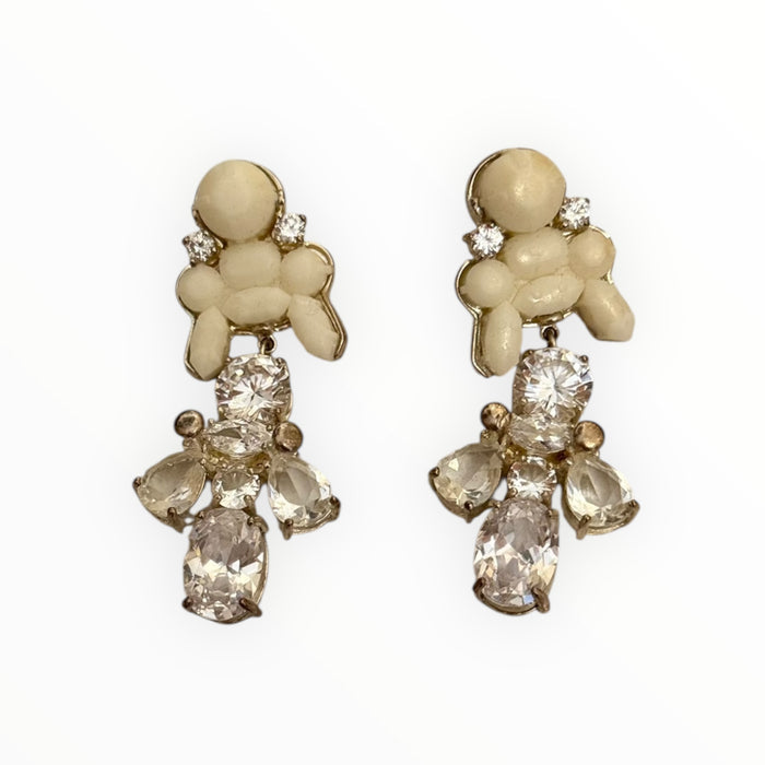 Shourouk Totem Earrings - White