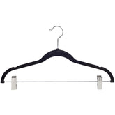Simplify 6-Pack Velvet Suit Hangers with Clips