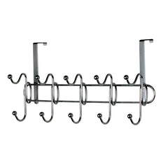 Simplify Over the Door 10 Hook Hanger-Onyx