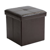 Simplify Single Folding Ottoman-Chocolate