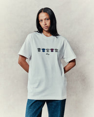 ART OF Toon Printed Classics Tee | NUFC White Graphic Football T-shirt