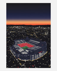 ART OF United Under The Lights Framed Print | MUFC Football Wall Art