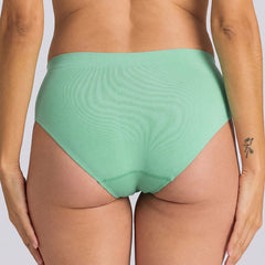 Women's SmoothFit Bikini Brief - Aquamarine - Bamboo Underwear