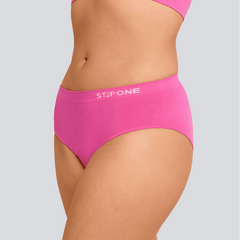 Women's SmoothFit Bikini Brief - Candy Pink - Bamboo Underwear