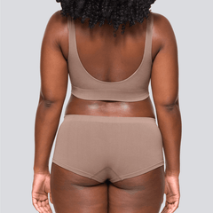 Women's SmoothFit Boyleg - Ash Brown - Bamboo Underwear