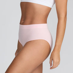 Women's SmoothFit Full Brief - Rosé All Day - Bamboo Underwear - Model:Elke