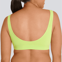 Women's SmoothFit Padded Bra - Lime Spark - Bamboo Underwear