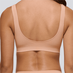 Women's SmoothFit Padded Bra - Pink Beige - Bamboo Underwear