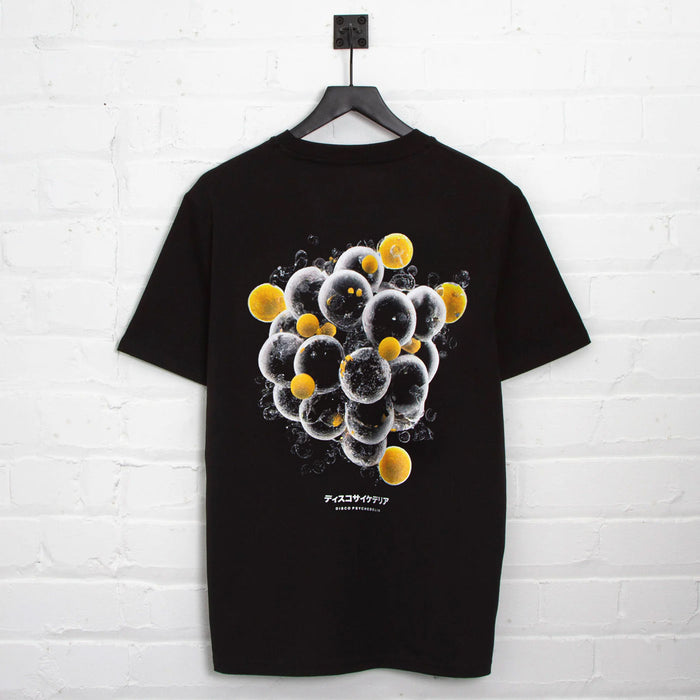 012 Disco Psychedelia Back Print - Tshirt - Black