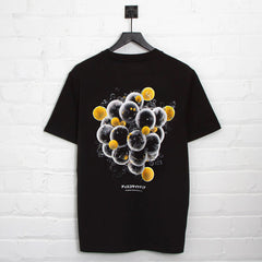 012 Disco Psychedelia Back Print - Tshirt - Black