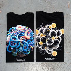 012 Disco Psychedelia Back Print - Tshirt - Black