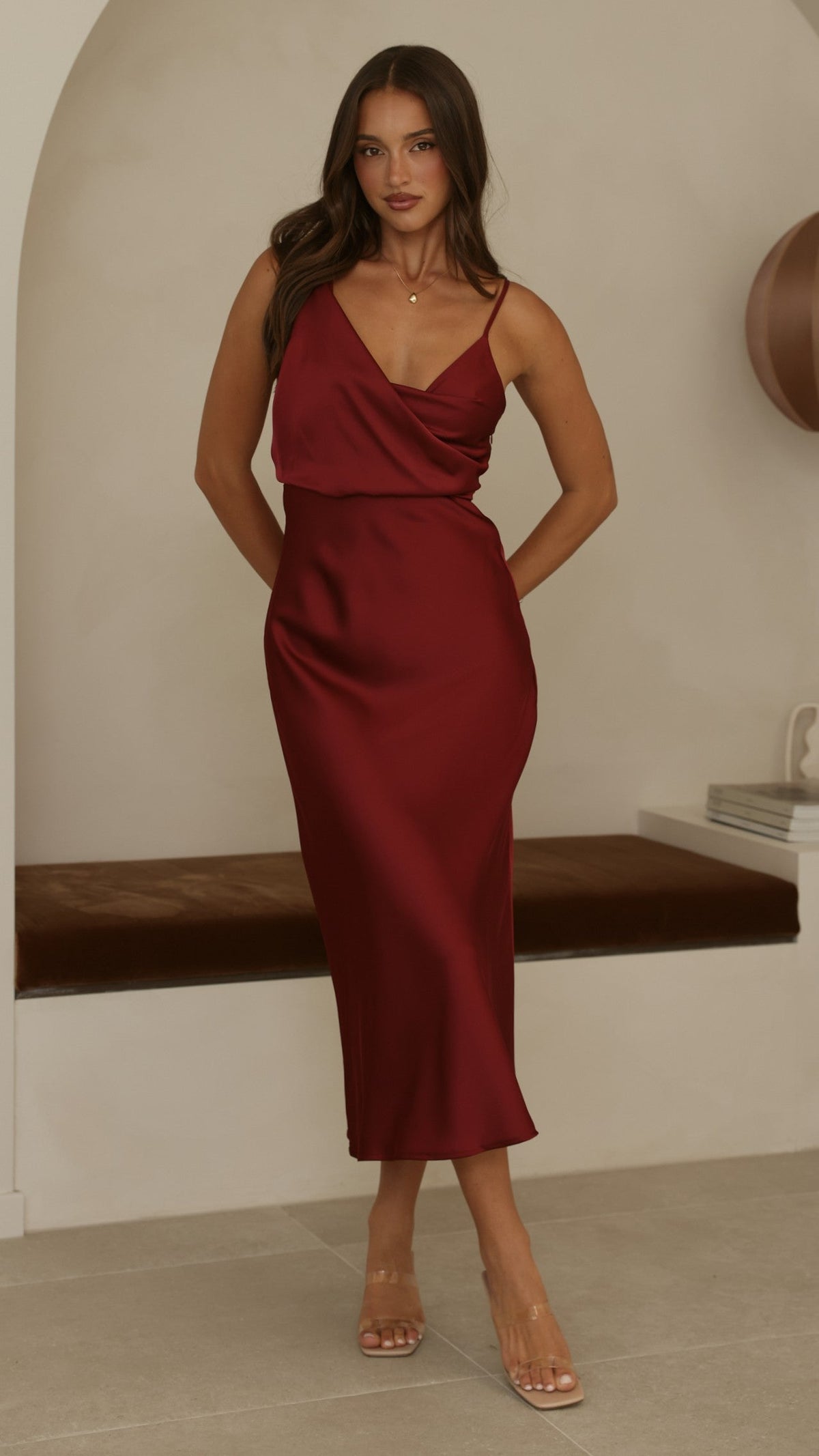 Audrey Maxi Dress - Wine
