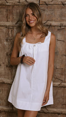 Kaia Mini Dress - White