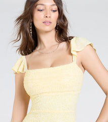 Tanya Lace-Up Slit Mermaid Beaded Formal Dress