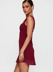 Solasta Mini Dress Red