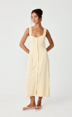 Conway Midi Dress (Lemon)
