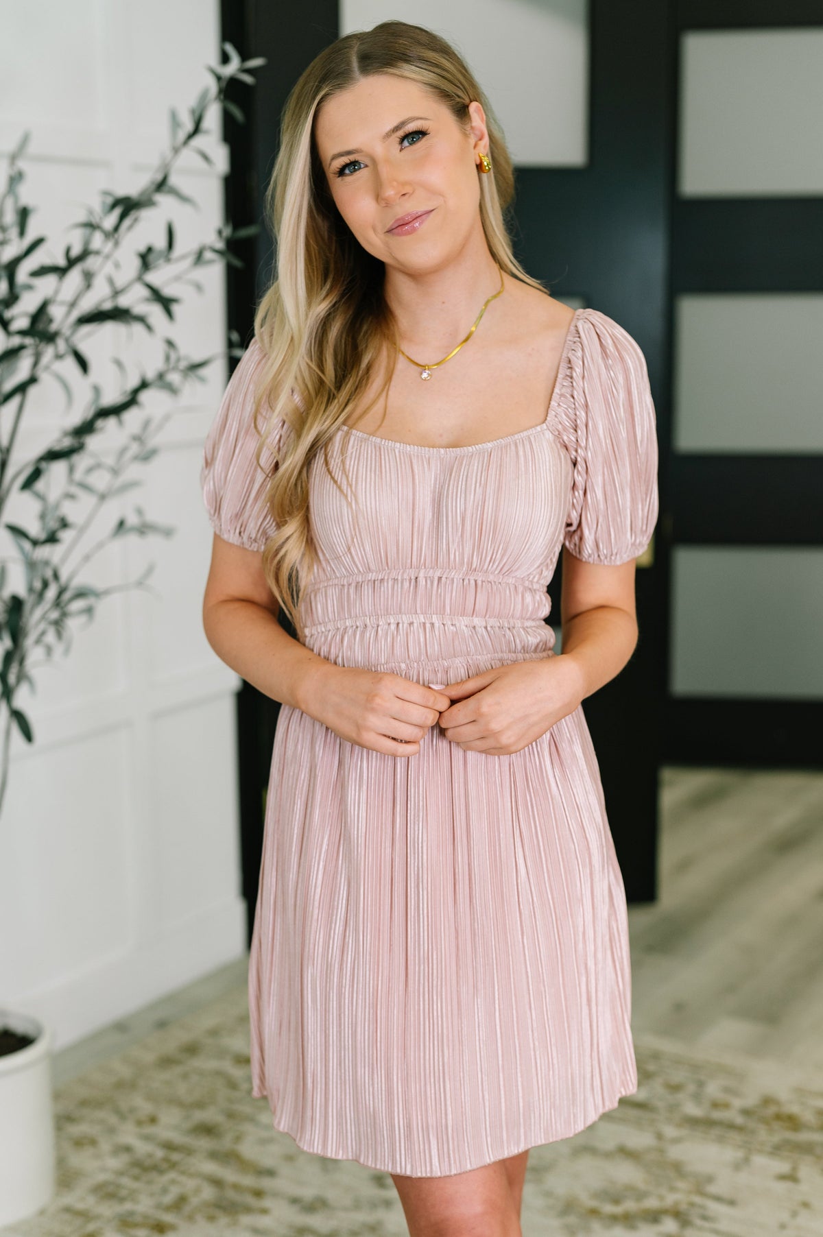 It's For the Aesthetic Balloon Sleeve Dress
