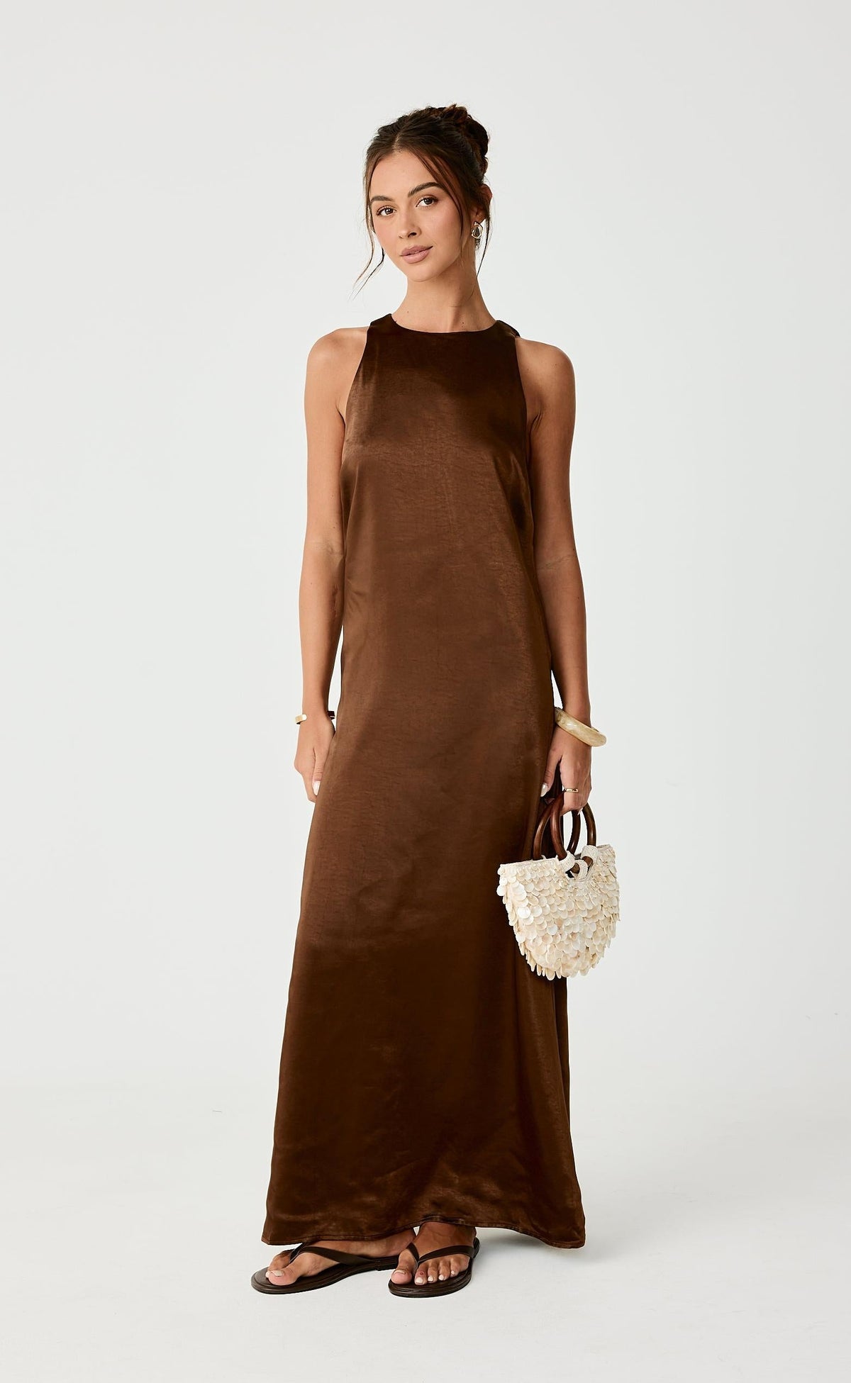 Juro Maxi Dress (Toffee)