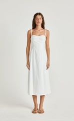 Duran Midi Dress (White)