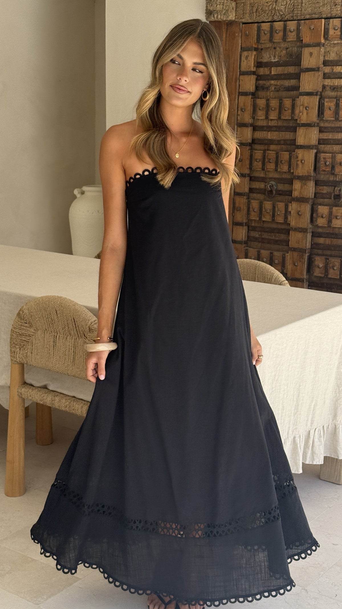 Sandra Maxi Dress - Black