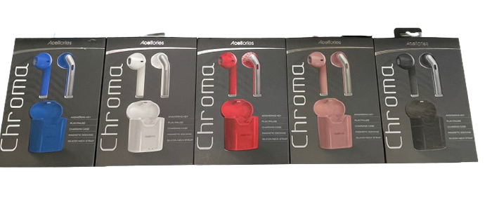 Acellories Chroma Rose Gold Wireless Earphones
