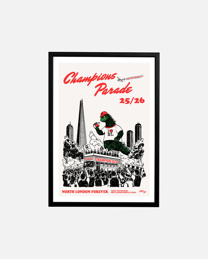 ART OF AFC Champions Parade Framed Print | Football Wall Art