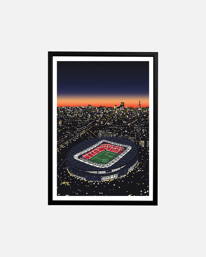 ART OF AFC Under The Lights Framed Print | Football Wall Art
