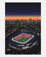ART OF AFC Under The Lights Framed Print | Football Wall Art